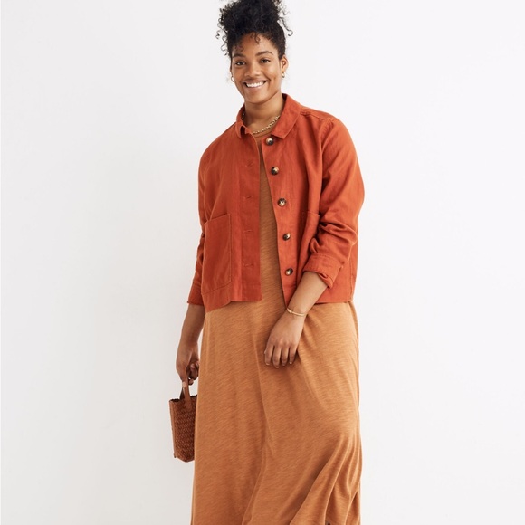 Madewell Jackets & Blazers - Madewell Women's Orange Chore Coat - Size Medium